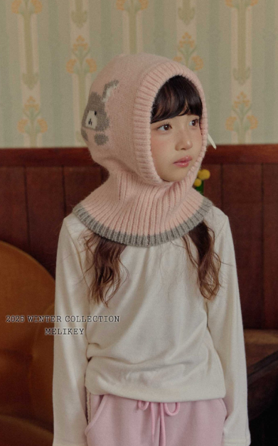 Bunny Balaclava (with Ribbon Brooch)