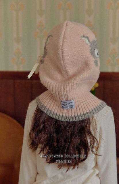 Bunny Balaclava (with Ribbon Brooch)