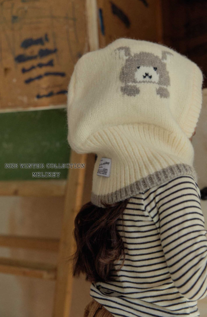Bunny Balaclava (with Ribbon Brooch)