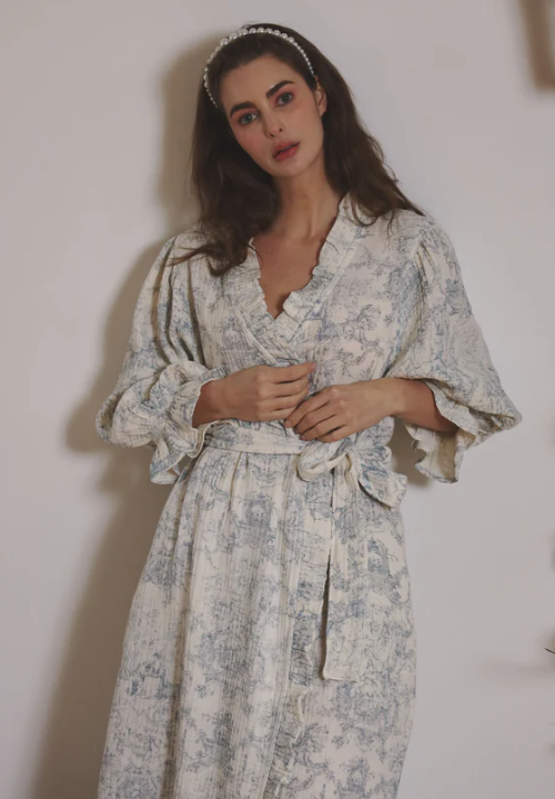 [25%] Muslin Gause Robe