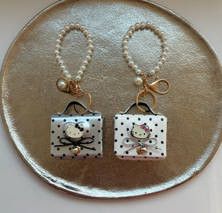 Classic Mini Dot Bag Keyring