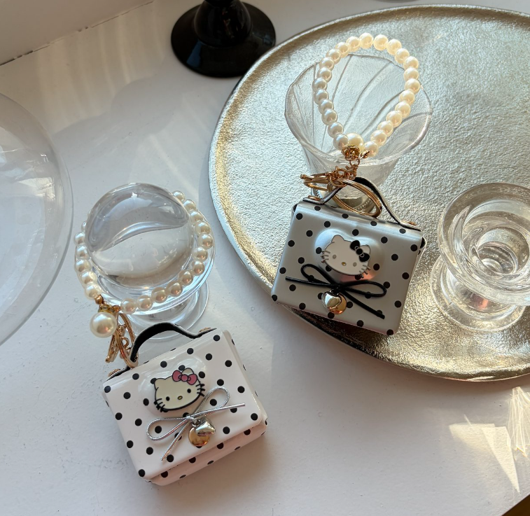 Classic Mini Dot Bag Keyring