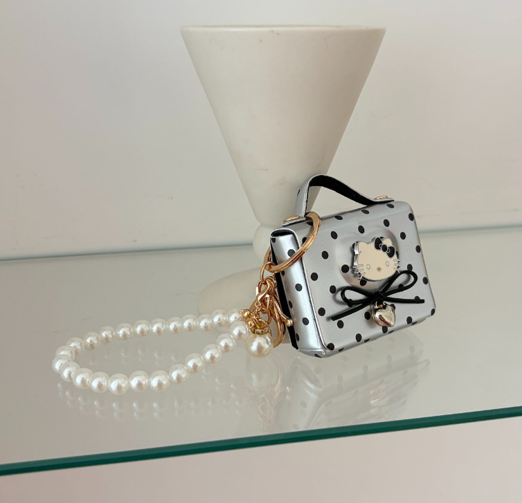 Classic Mini Dot Bag Keyring