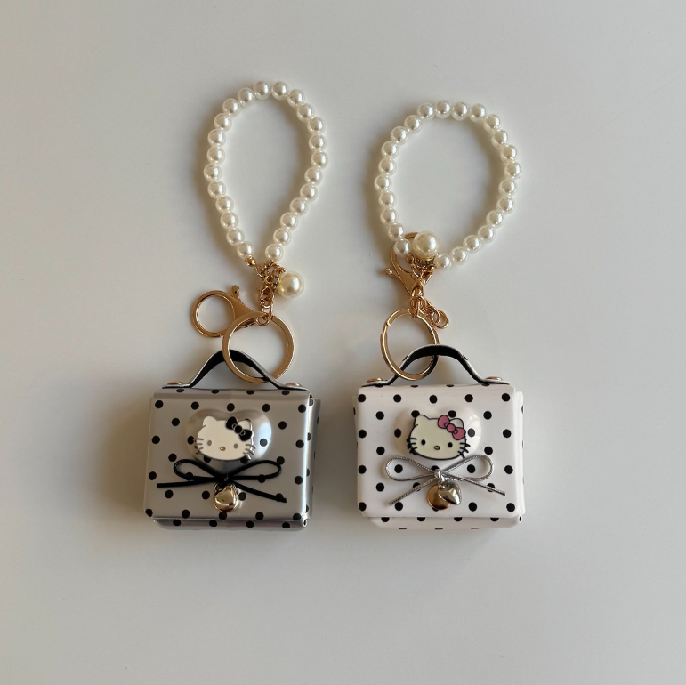 Classic Mini Dot Bag Keyring