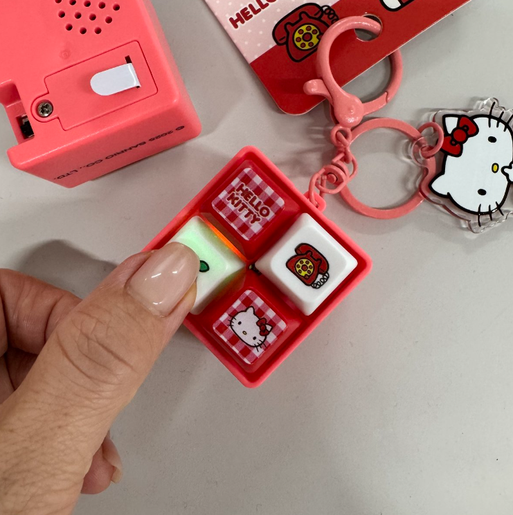 Keyboard Melody Keyring