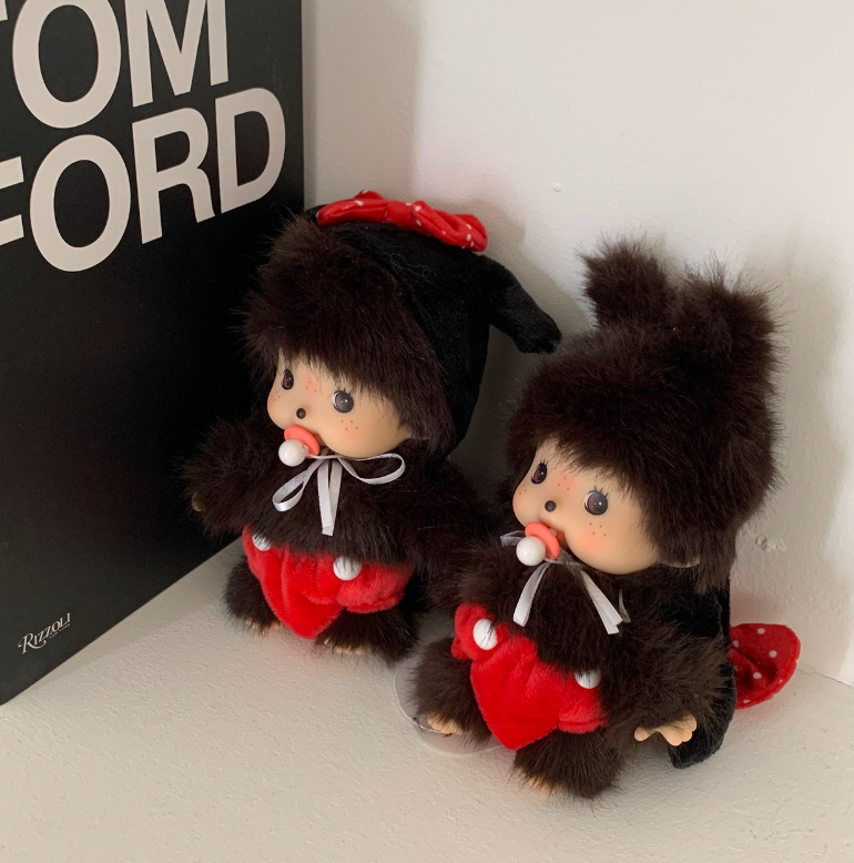Mouse Monchhichi Keyring