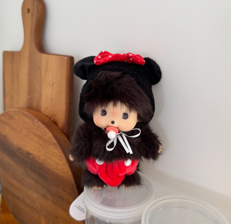 Mouse Monchhichi Keyring