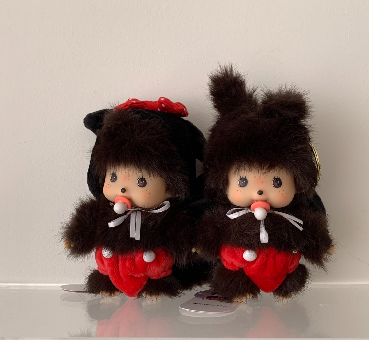 Mouse Monchhichi Keyring