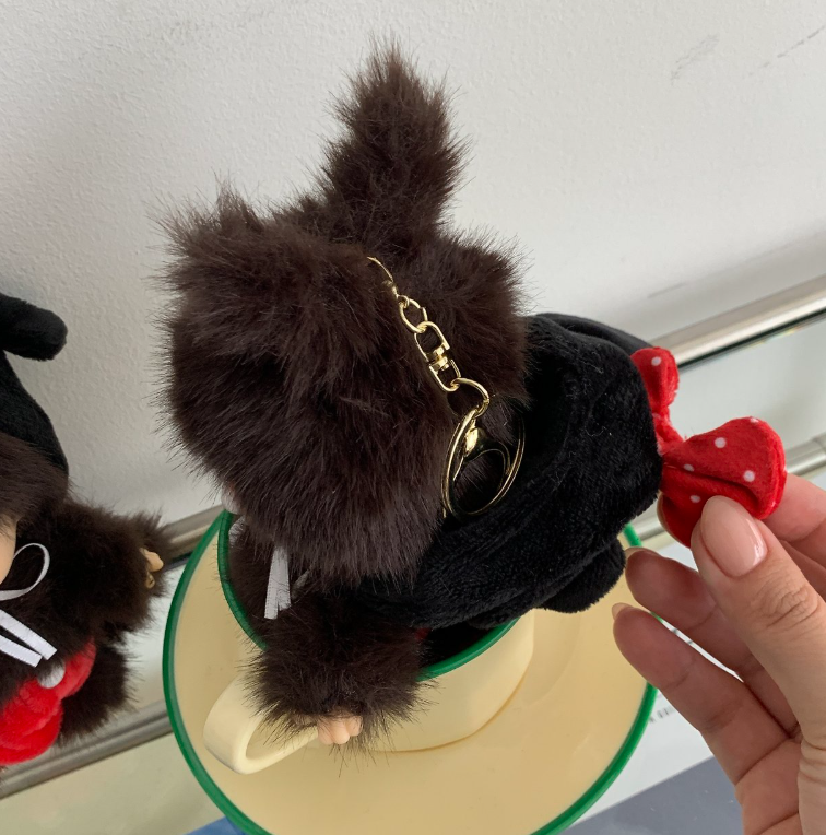 Mouse Monchhichi Keyring