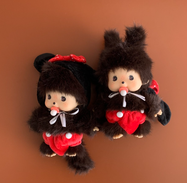 Mouse Monchhichi Keyring