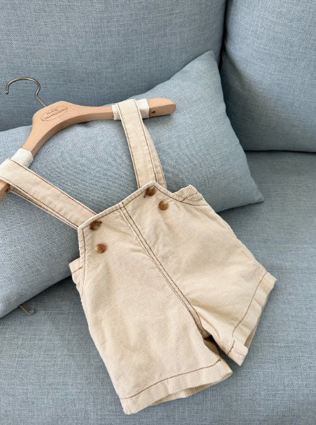 [MONBEBE] Royal Corduroy Suspender Pants