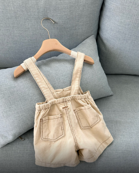 [MONBEBE] Royal Corduroy Suspender Pants