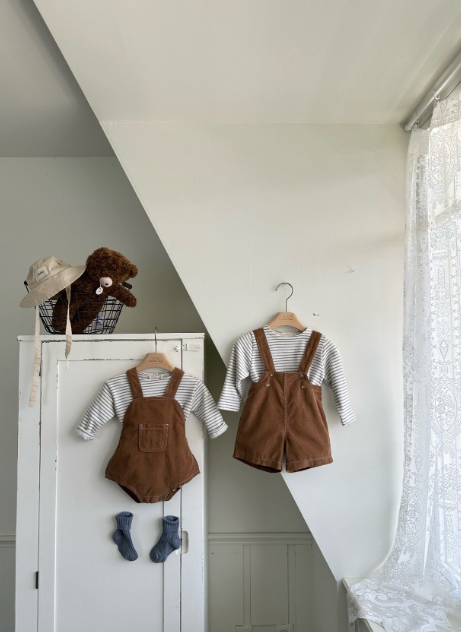 [MONBEBE]Royal Corduroy Baby Bodysuit