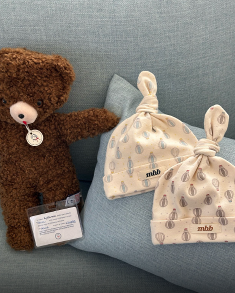 [MONBEBE] Ed Balloon Bodysuit Set (Bodysuit + Bonnet)