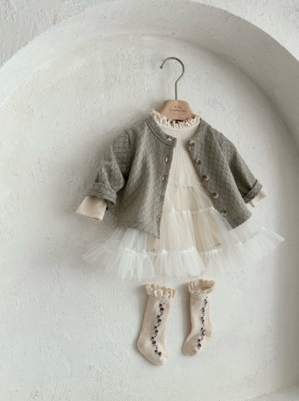 [MONBEBE] Argyle Cardigan