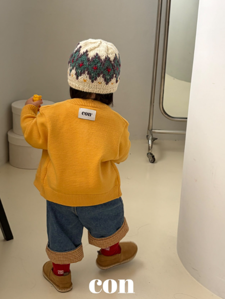 [CON]Corn Color Cardigan