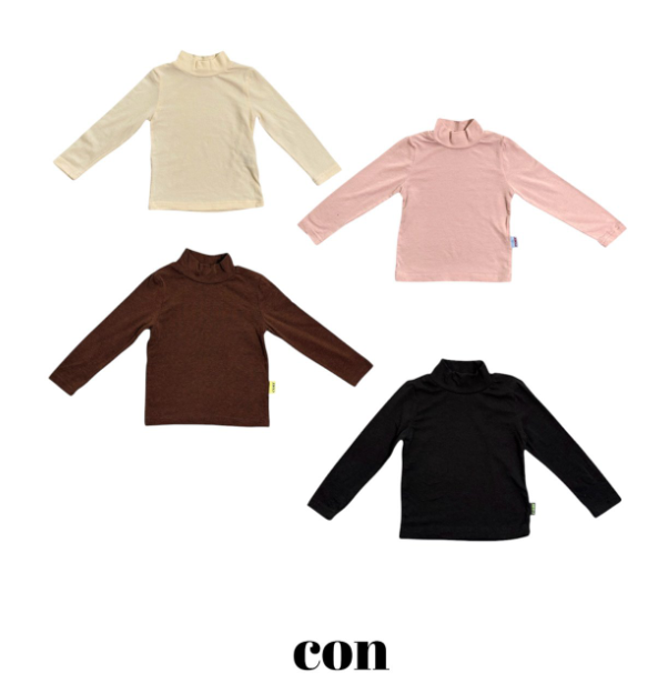 [CON]Everyday Mock Neck Tee
