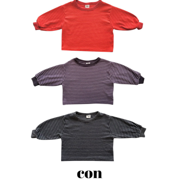 [CON] Chic Choc Striped Sweatshirt