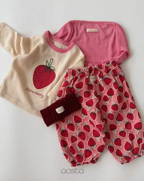 [AOSTA] Strawberry Pants