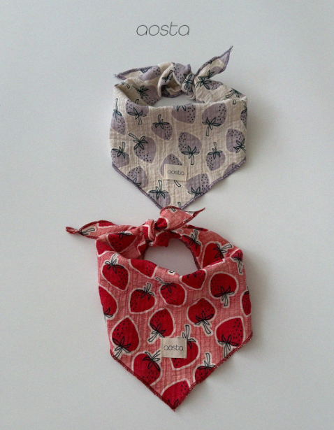 [AOSTA] Strawberry Scarf