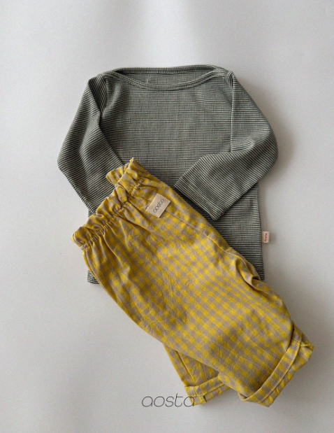 [AOSTA]Boat Neck T