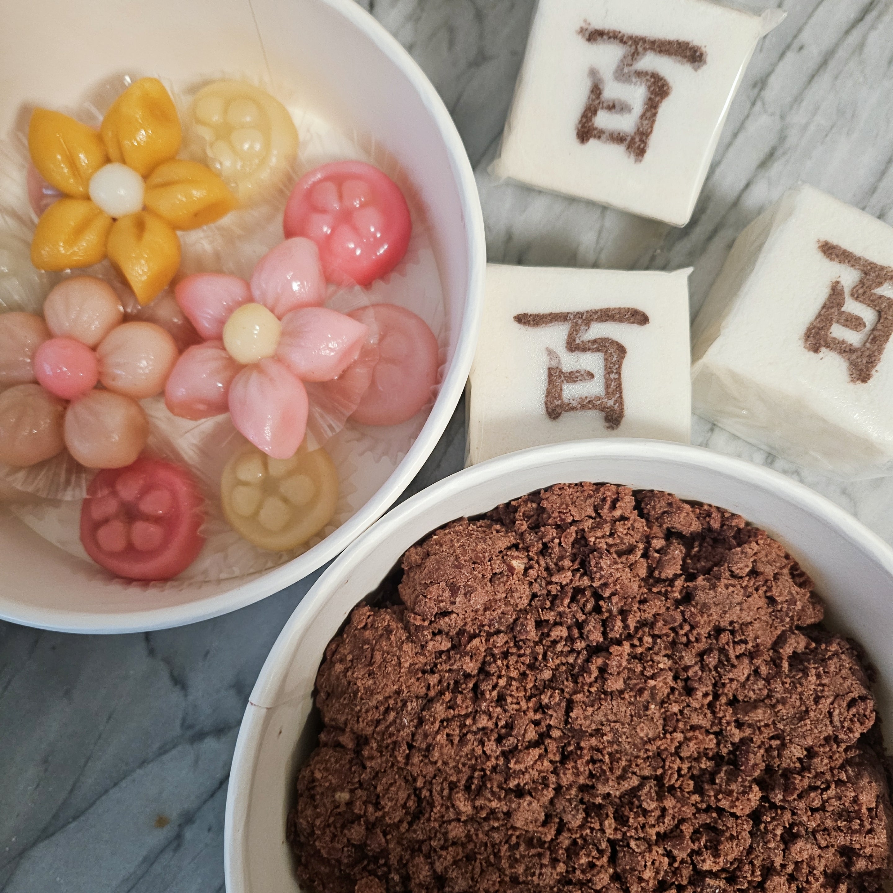 100th day, first birthday rice cake set