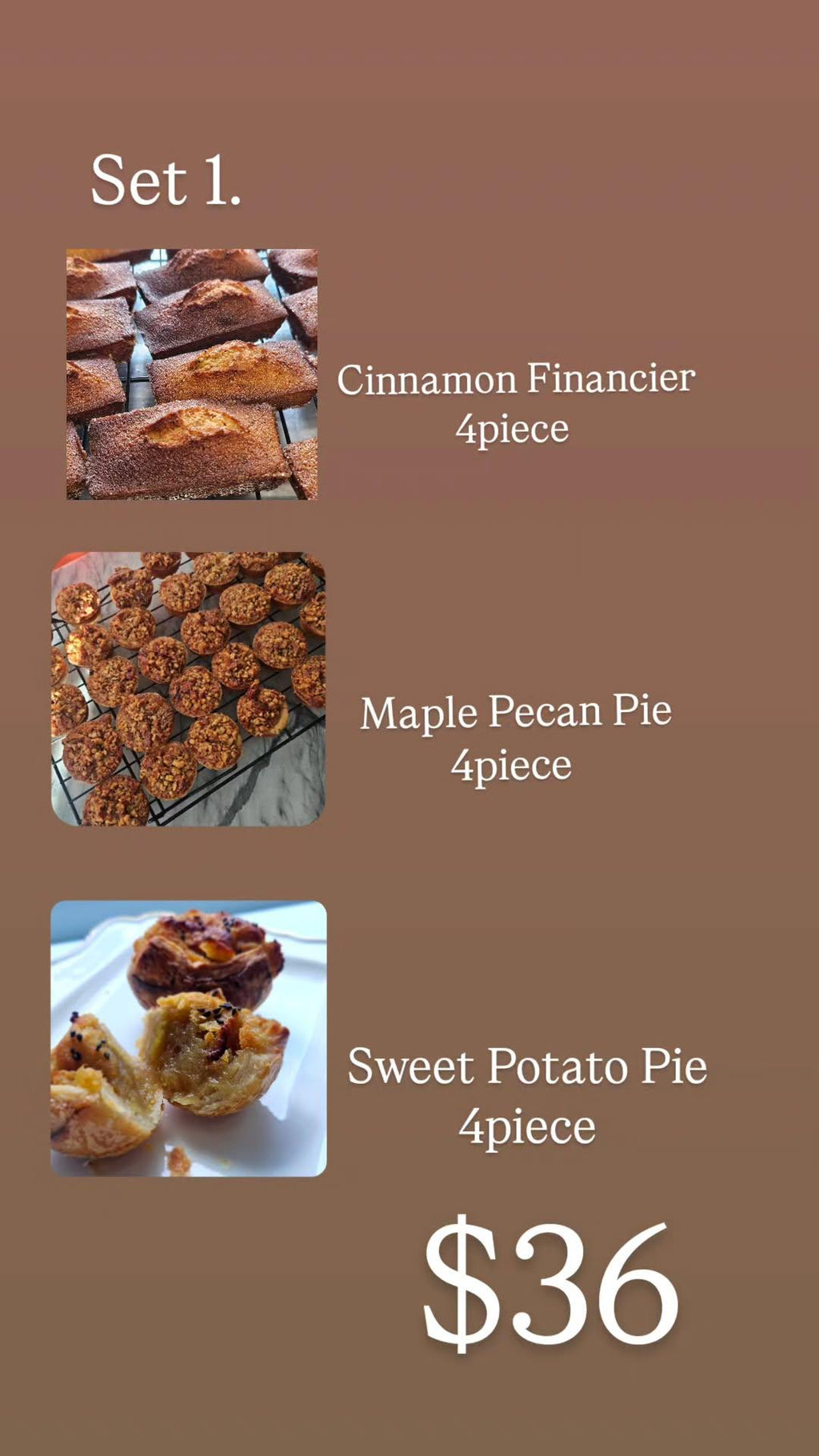 January Special Dessert Set